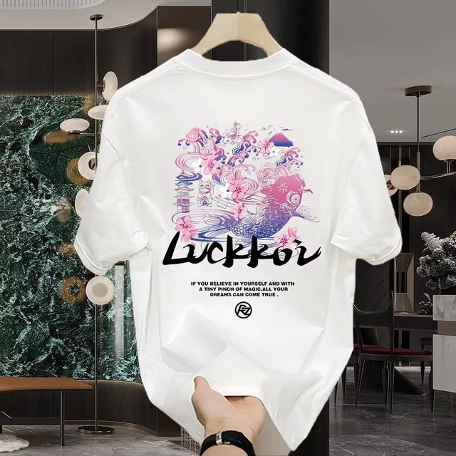 Men Trendy Graphic Cotton T-Shirt