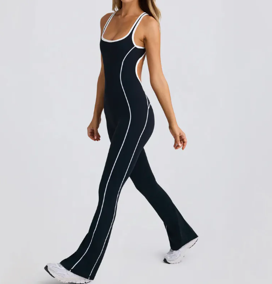 Women Slim Waist Yoga Jumpsuit