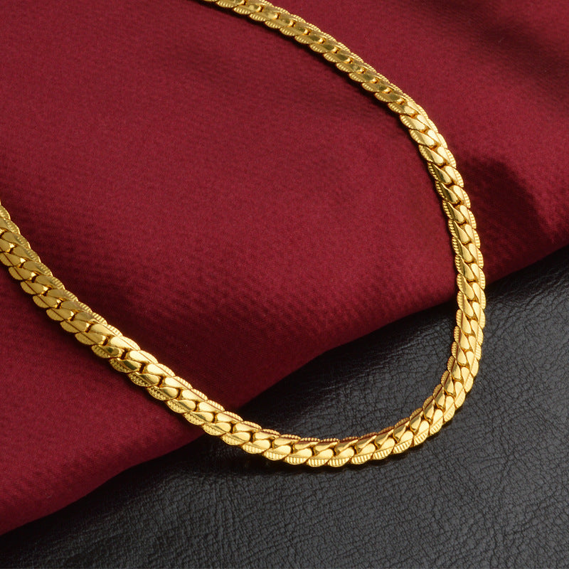 Gold-Plated Necklace 5MM