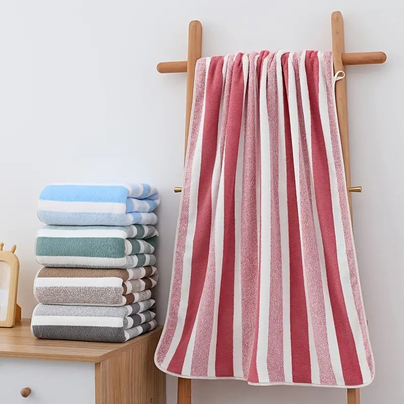 2-PieceStriped Towel Set