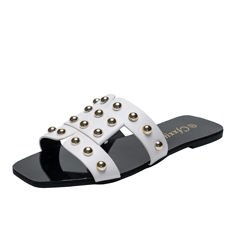 Women's Rivet Flat Sandals