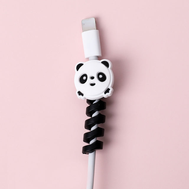 Cartoon Spiral USB Cable Protector