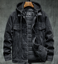 Men Velvet Denim Jacket