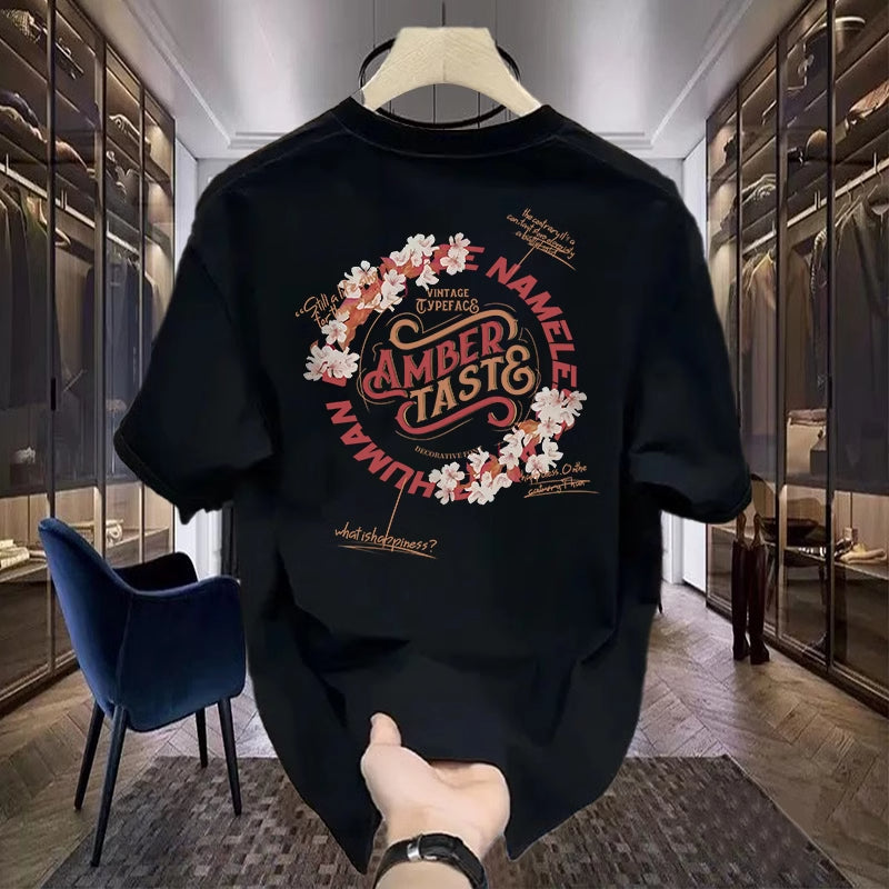 Men Trendy Graphic Cotton T-Shirt