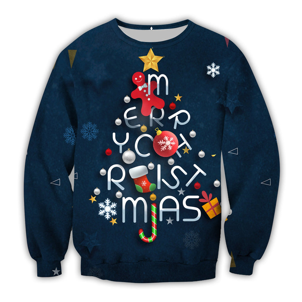 3D Digital Printed Christmas Hoodie