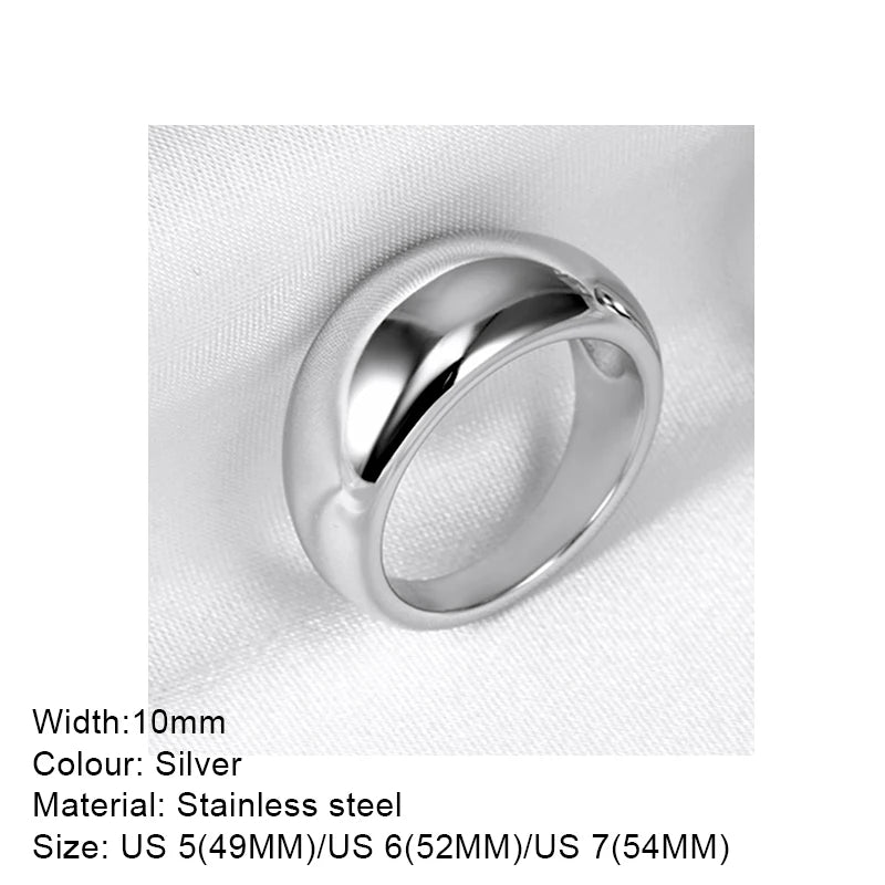 St-Delan Fashion Ring 316L Stainless Steel Ring Anillo Ringen Mujer Women Rings Bague Couple Matching Jewlery Fashion Gifts