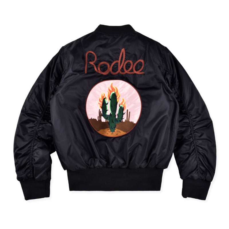 Men & Women Embroidered Cactus Jacket