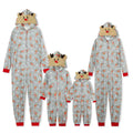 Hooded Christmas Jumpsuit Set