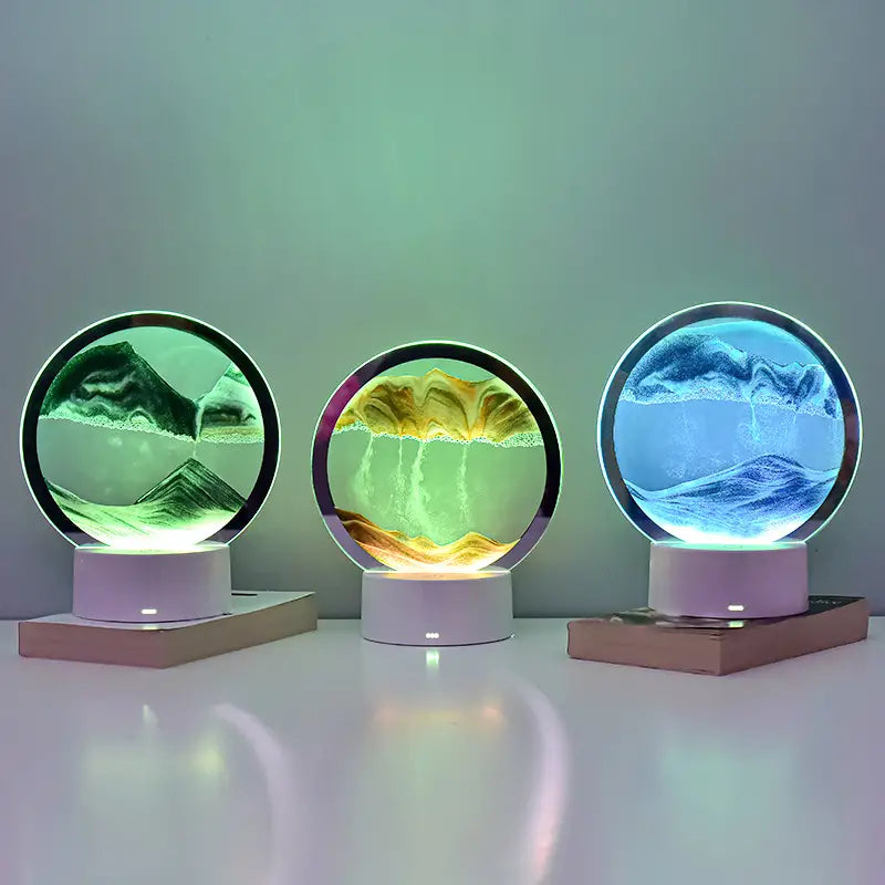 LED Sandscape Table Lamp