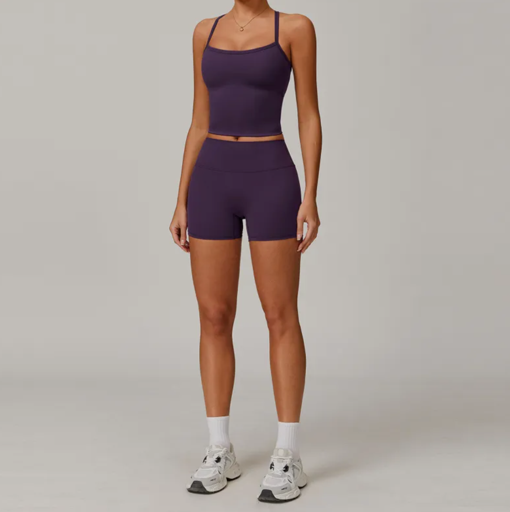 Women Brushed Fit Yoga Set
