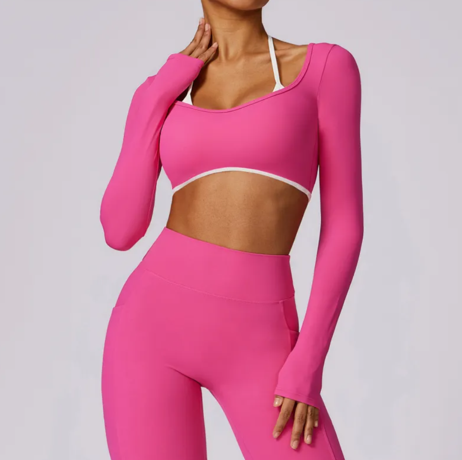 Women Yoga Workout Top