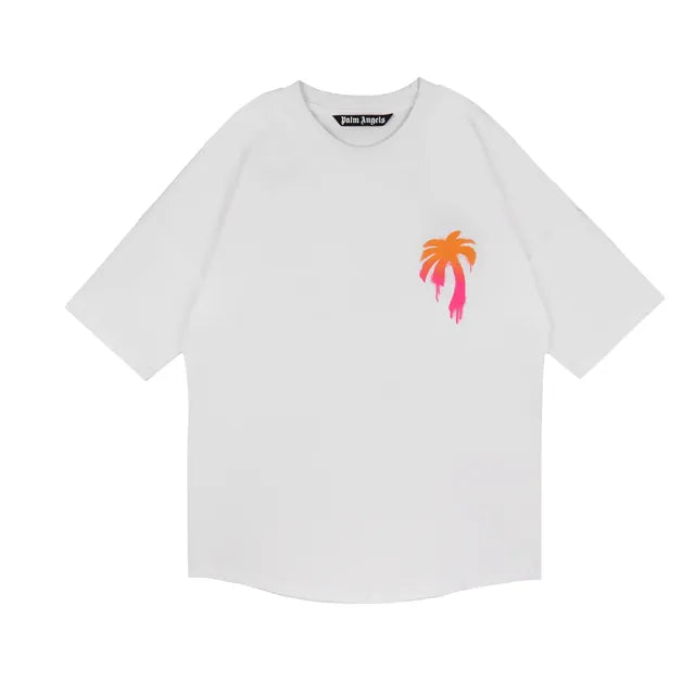 Men and Women Palm Angels Round Neck T-Shirt
