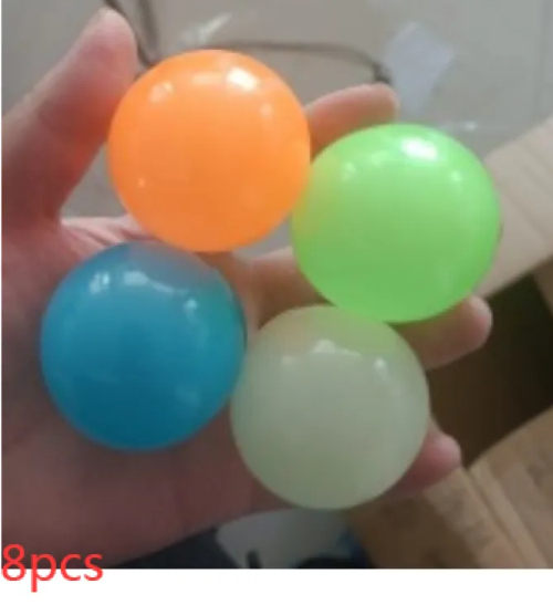 GlowSqueeze Sticky Ball Toy