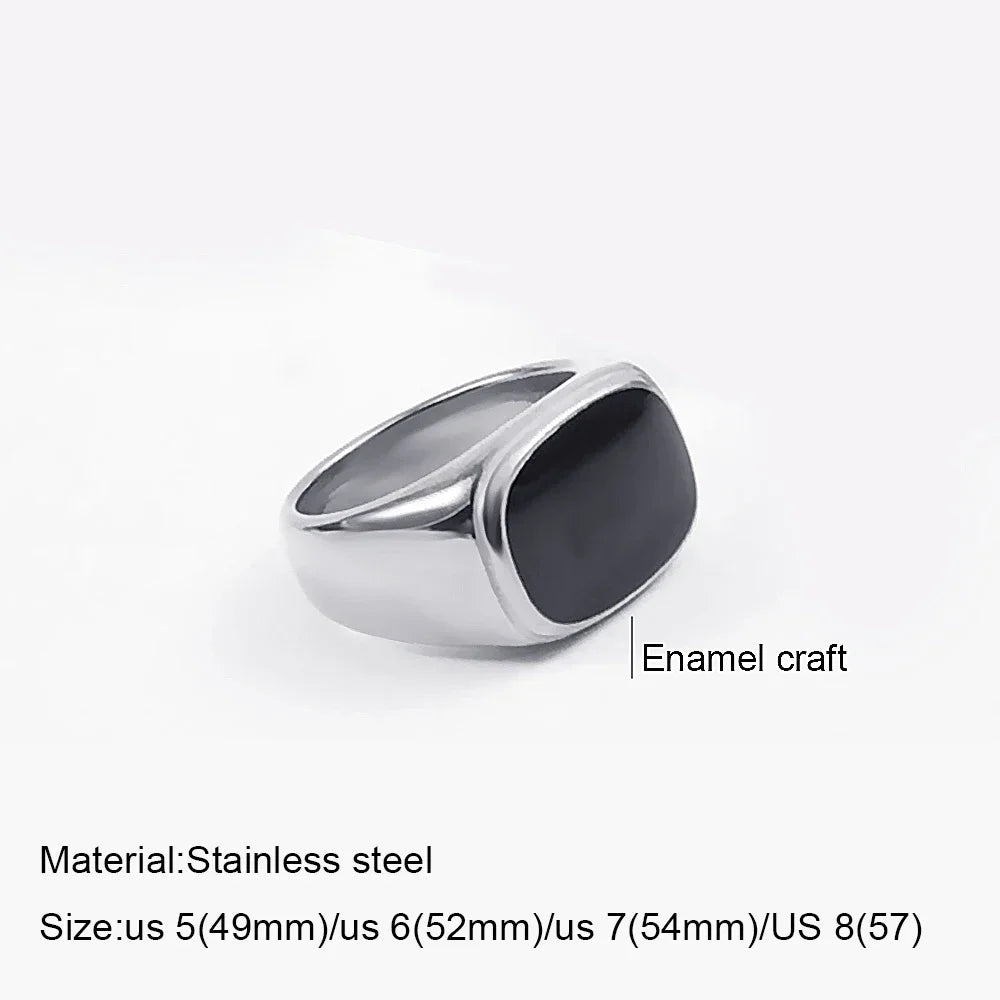 Fashiona golden croissant Stainless Steel rings for women Geometric minimalism ring Couple Matching Jewlery Gifts Do not fade