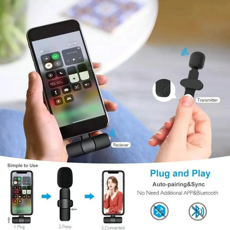Mini Wireless Lavalier Microphone