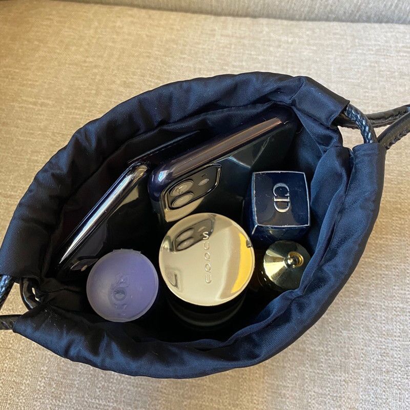 Lightweight Nylon Drawstring Cosmetic Storage Bag