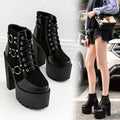 Goth Platform Ankle Boots