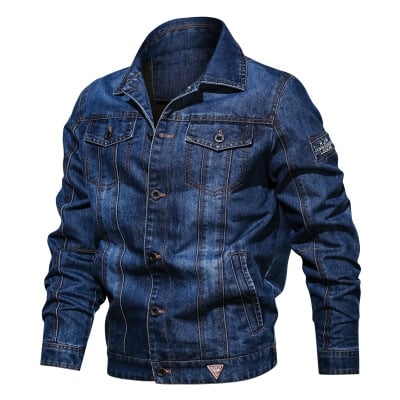 Men's Multi-Pocket Denim Jacket