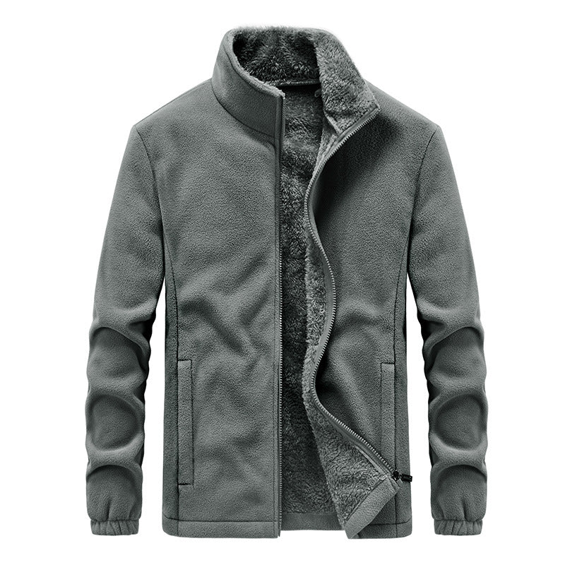 Men Thick Polar Fleece Jacket