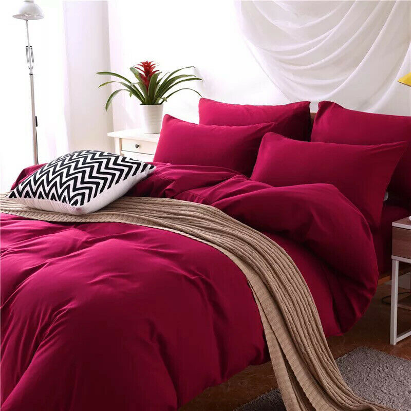4-Piece Cotton Duvet Cover Bedding Set