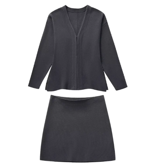 Women Two-Piece knitted Outfit