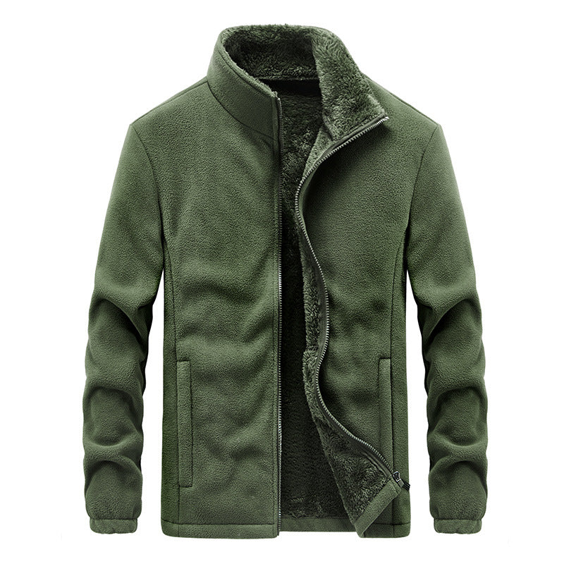 Men Thick Polar Fleece Jacket