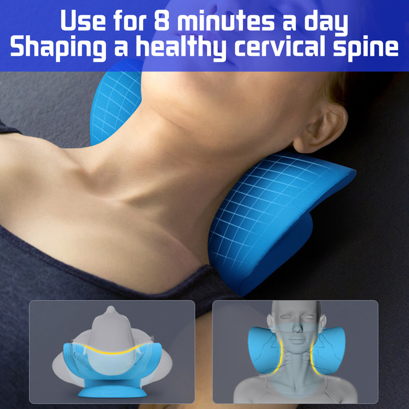 Cervical Spine Neck Stretcher & Massage Pillow