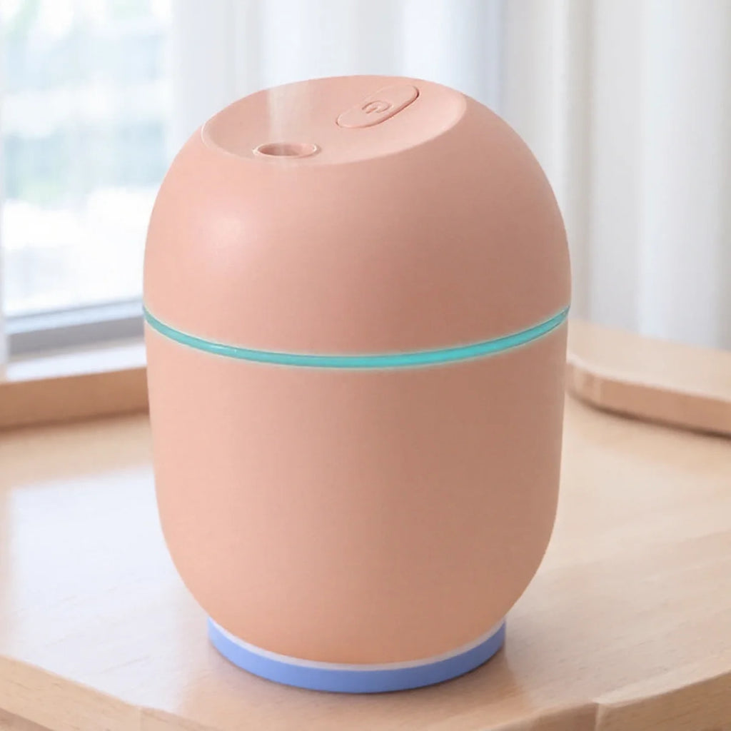 USB Mini Humidifier with LED Light Essential Oil Diffuser Car Air Purifier Aroma Mist Maker 220ML