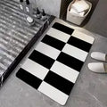 Modern Abstract Non-Slip Bath Mat for Indoor Use