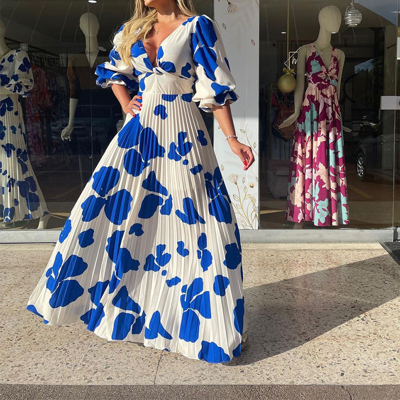 Elegant Printed Dress