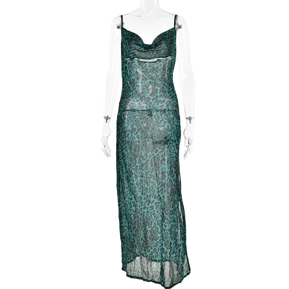 Printed Strap Dress