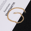 18K Gold Jewelry Set - Bracelet and Necklace