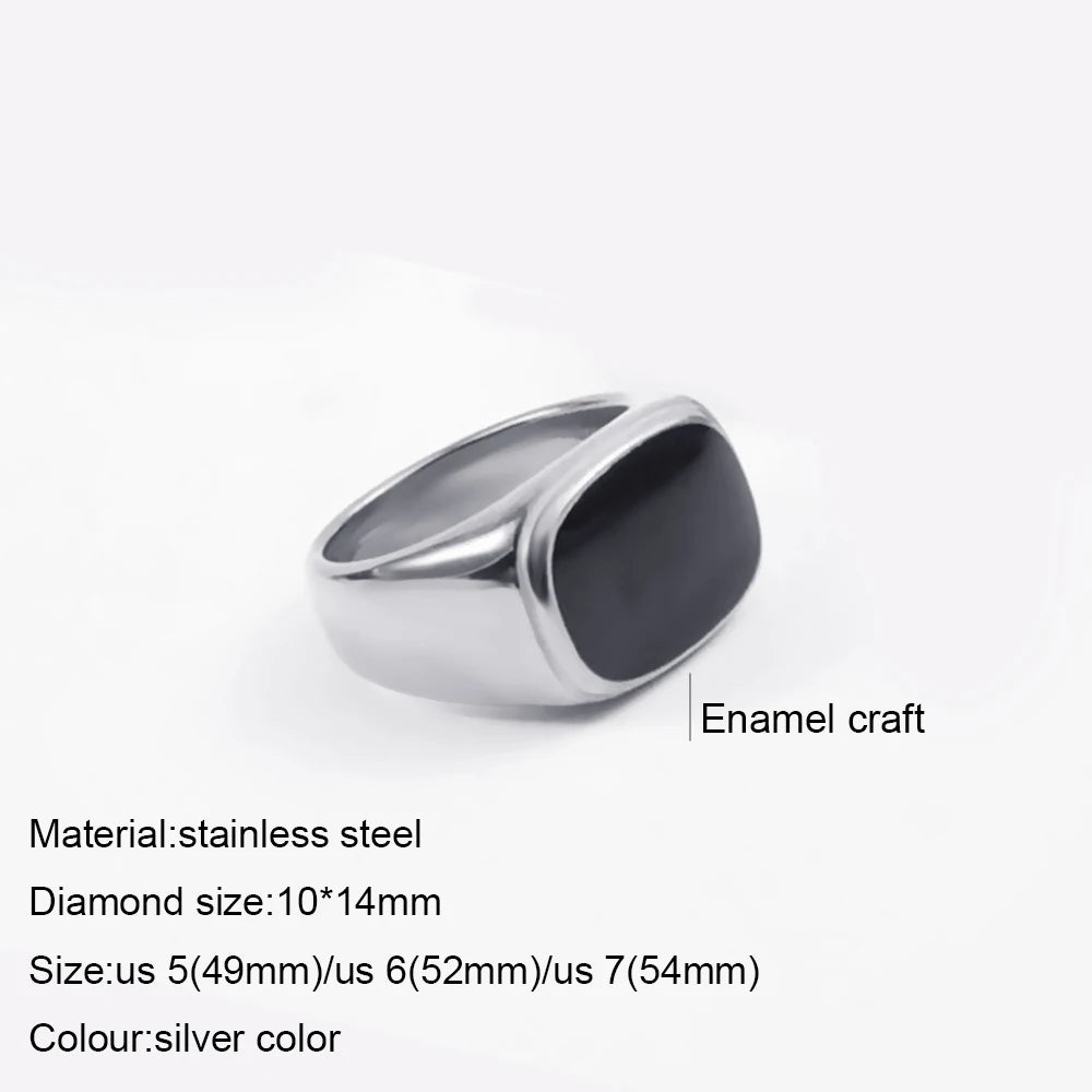 St-Delan Fashion Ring 316L Stainless Steel Ring Anillo Ringen Mujer Women Rings Bague Couple Matching Jewlery Fashion Gifts