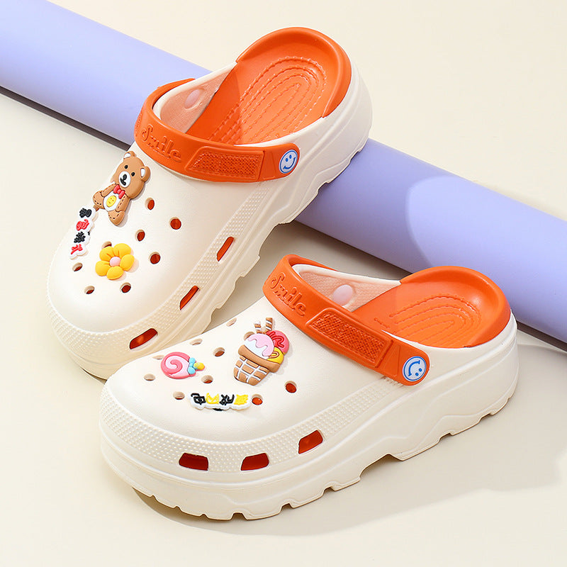 Women's Cute Muffin Cartoon Platform Sandals