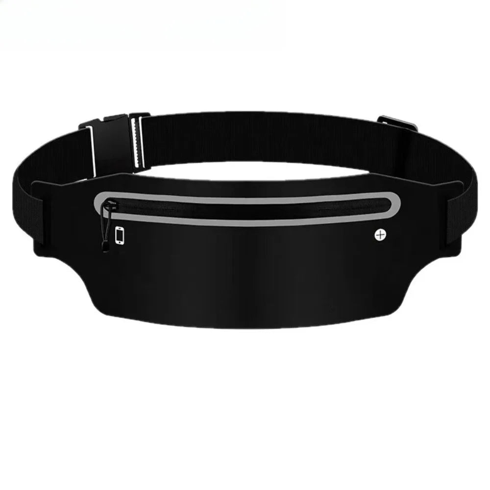 Waterproof Running Belt Waist Bag Sports Fanny Pack Men Women Gym Phone Pouch Banana Shape Fitness Accessories