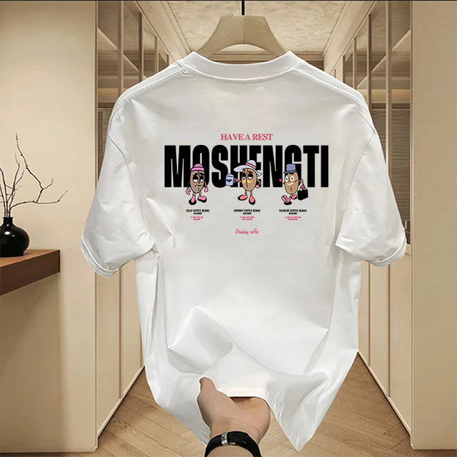 Men Trendy Graphic Cotton T-Shirt