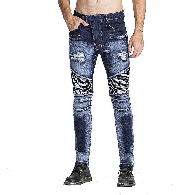 Men Slim Fit Stretch Denim Jeans