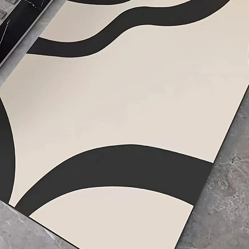 Modern Abstract Non-Slip Bath Mat for Indoor Use