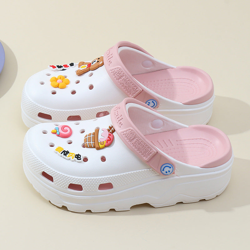 Women's Cute Muffin Cartoon Platform Sandals
