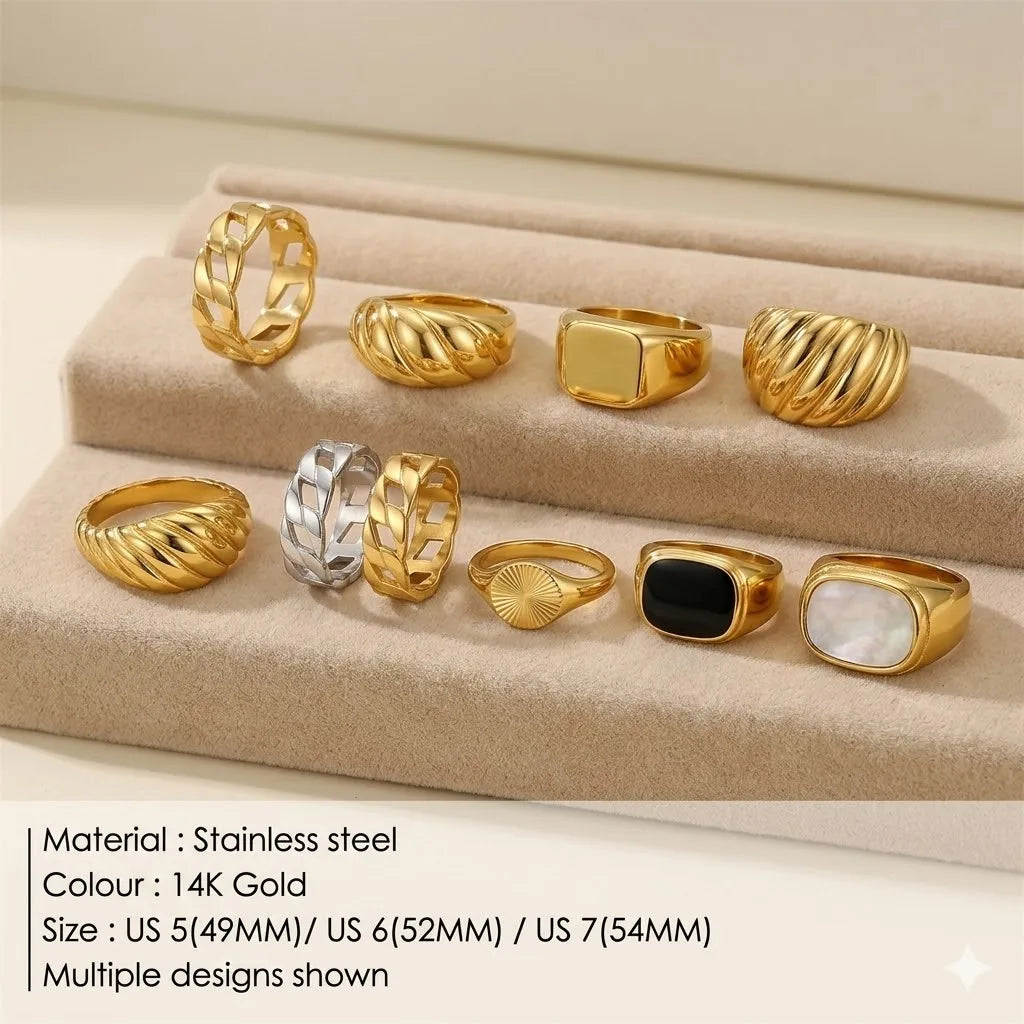 St-Delan Fashion Ring 316L Stainless Steel Ring Anillo Ringen Mujer Women Rings Bague Couple Matching Jewlery Fashion Gifts