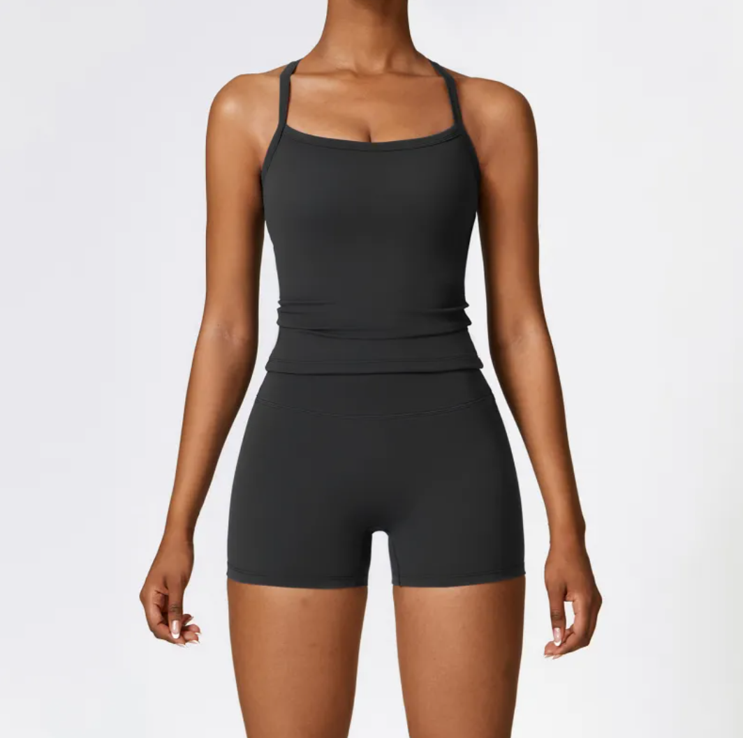 Women Brushed Fit Yoga Set