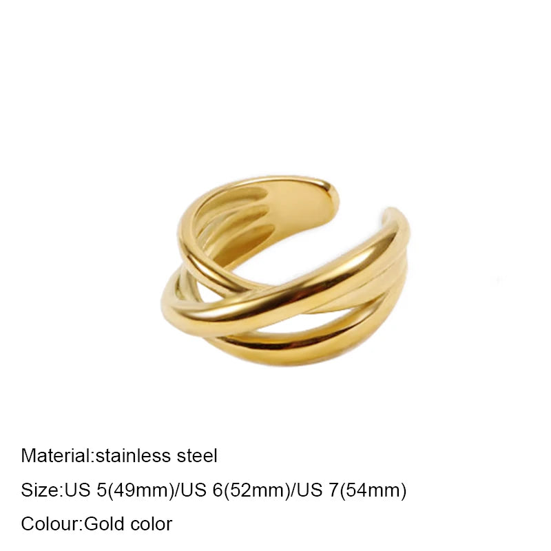 St-Delan Fashion Ring 316L Stainless Steel Ring Anillo Ringen Mujer Women Rings Bague Couple Matching Jewlery Fashion Gifts