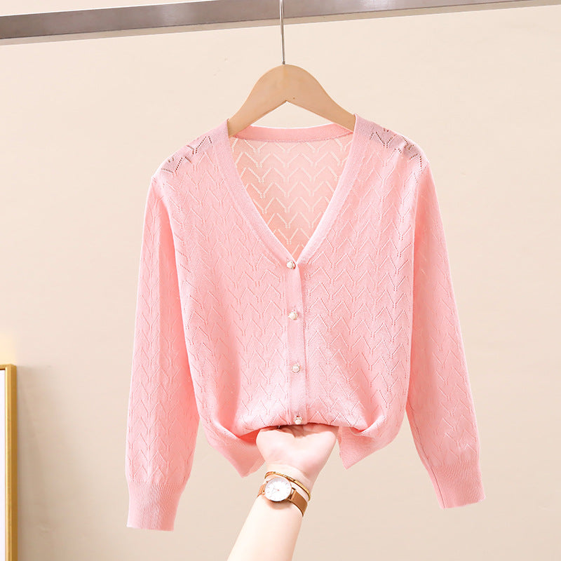 Children's Thin Knitted Cardigan