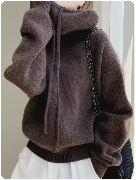 Australia Wool Women's Hooded Sweater