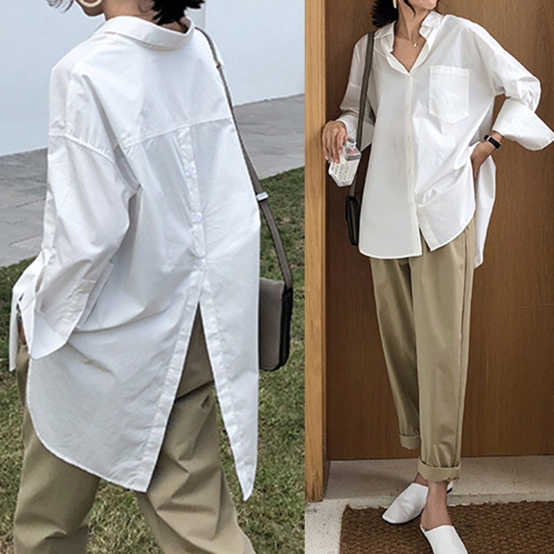 Plus Size Fashion Casual Irregular Blouse