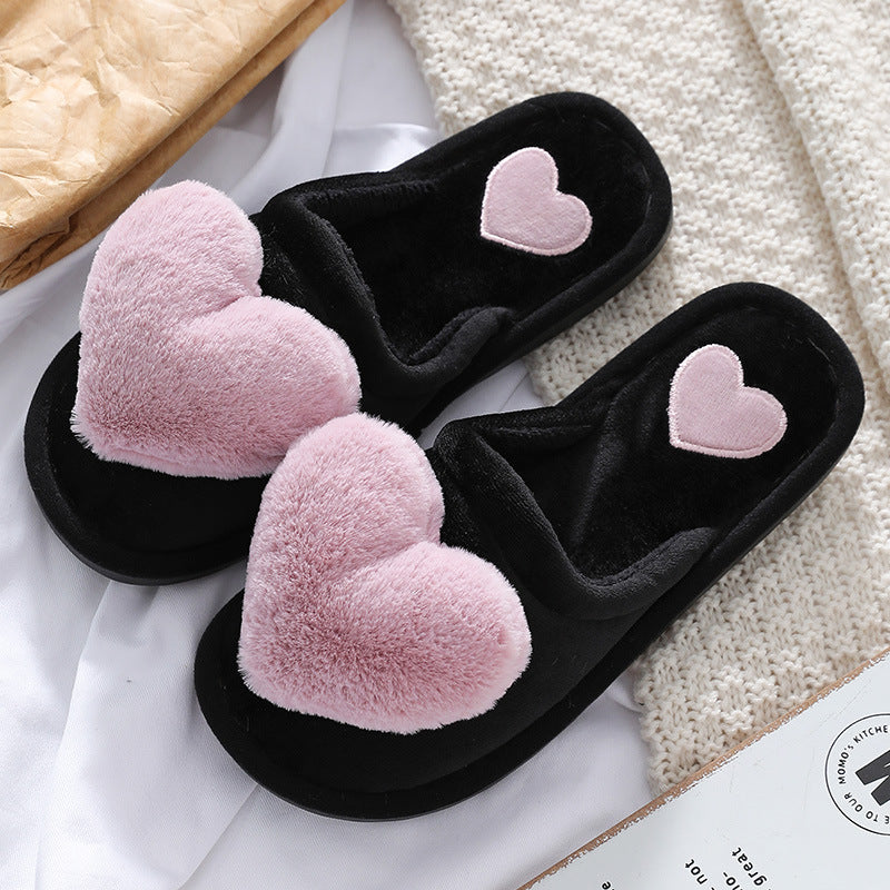 Fluffy Love Slippers