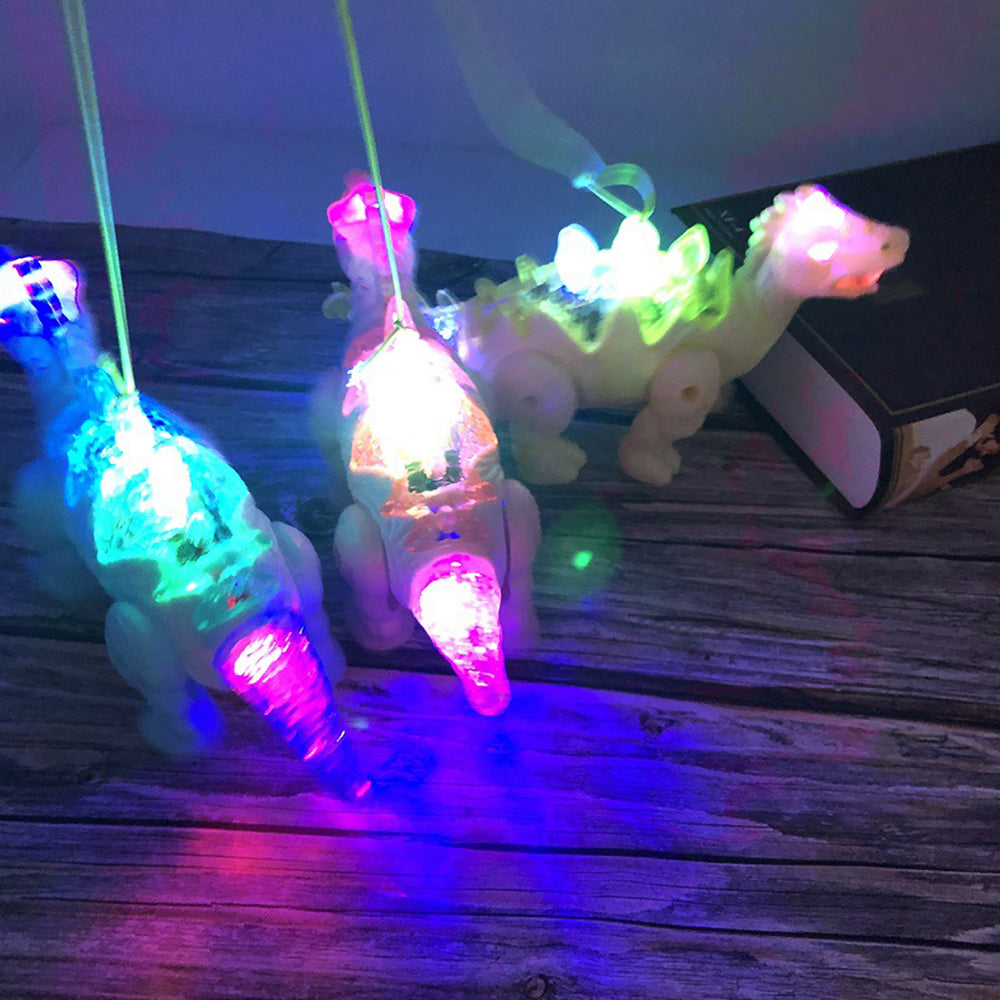 Walking Light-Up Musical Dinosaur Toy for Kids