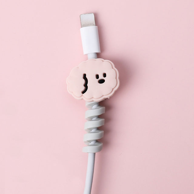 Cartoon Spiral USB Cable Protector