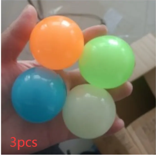 GlowSqueeze Sticky Ball Toy