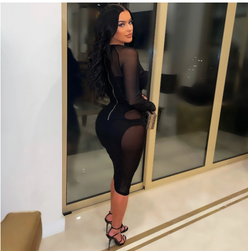 Transparent Tied Dress